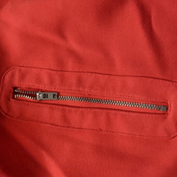Gap Pink/Coral Pocket Mini Skirt w Zippers - Picture 2 of 4